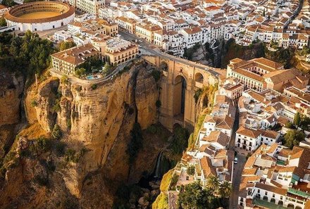 Andalusien for family - Familienreise Andalusien - Ronda von oben