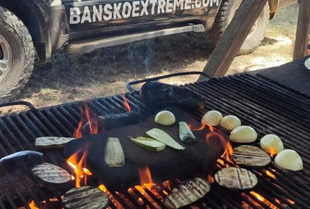 Bulgarien Familienreise - Bulgarien mit Kindern - Hotel Budapest Sofia - Gemüse auf dem Grill