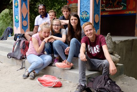 Ladakh mit Kindern - Ladakh Teens on Tour -  Teenager mit Guide