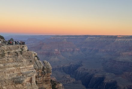 USA Südwesten mit Kindern - USA Westküste for family individuell - Abenteuer im Wilden Westen - Blick über Grand Canyon