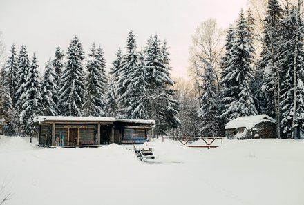 Familienreise Estland - Estland for family Winter - Sauna