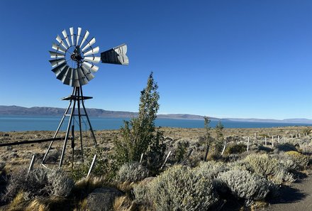 Patagonien mit Jugendlichen - Wandern mit Kindern in Argentinien und Chile - El Calafate Windrad