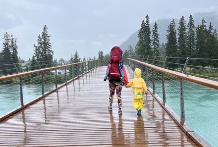 Westkanada Camping for family - Rocky Mountains mit Kindern - Wandern in Banff