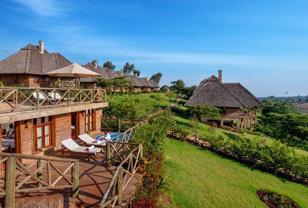 Familienreise Tansania - Tansania for family individuell deluxe - Conservation Area - Neptune Ngorongoro Lodge - Anlage