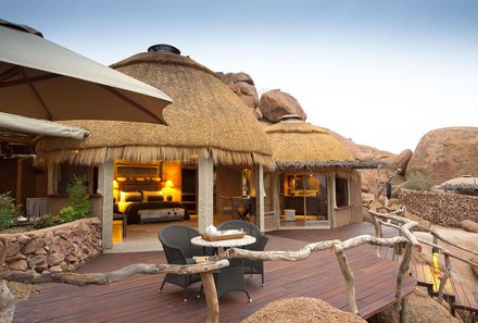 Individuelle Namibia Familienreise Deluxe - Camp Kipwe - Bungalows