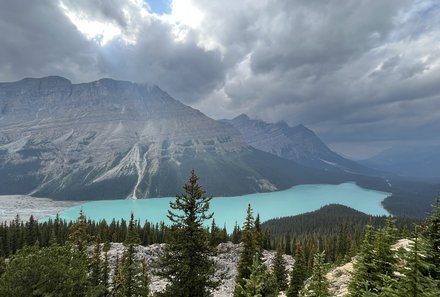 Westkanada Camping for family - Rocky Mountains mit Kindern - Türkiser See