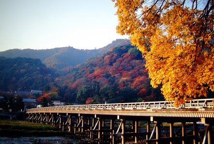 Japan mit Kindern  - Japan for family - Togetsu-kyo-Brücke