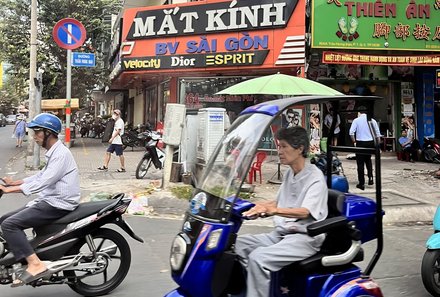 Vietnam for family - Familienreise Vietnam mit Kindern - Saigon Verkehr