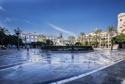 Andalusien for family - Familienreise Andalusien - Jerez Platz