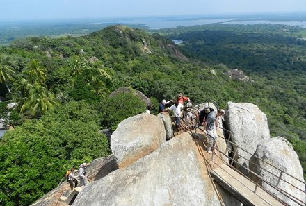 Sri Lanka Sommerurlaub mit Kindern - Blick von dem Sigirya Felsen