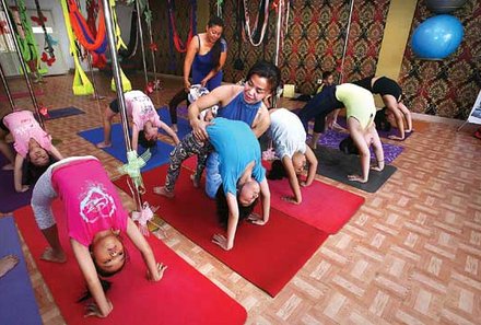 Bali for family deluxe - Familienreise Bali mit Kindern - Kinder mit Yoga