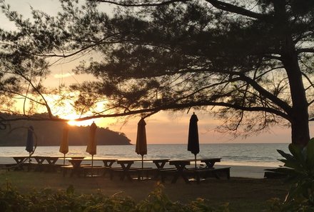 Malaysia Family & Teens - Familienreise Malaysia Strandverlängerung - Nexus Resort & Spa Sonnenuntergang