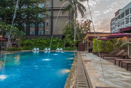 Malaysia mit Teenagern - ibis Melaka Hotel - Pool