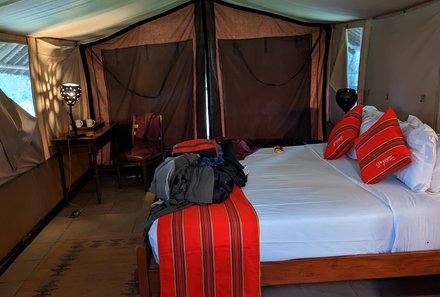 Kenia Familienreise - Kenia for family individuell - Best of Safari & Chale Island - Ziwani - Voyager Ziwani Camp - Zimmer