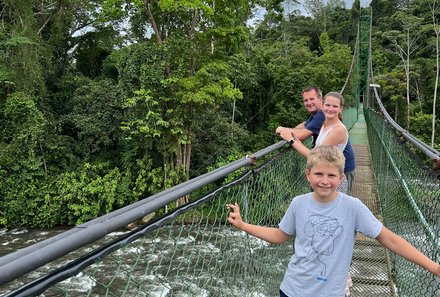 Costa Rica for family individuell - Natur & Strand pur in Costa Rica - Hängebrücke