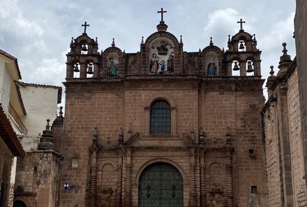 Peru Familienreise - Peru Teens on Tour - Cusco -  Kirche Eingang