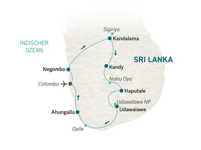 Sri Lanka for family Deluxe - Sri Lanka Familienreise - Reiseroute Sri Lanka 2025