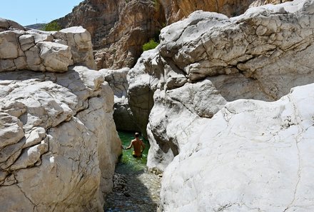 Oman for family individuell - Oman mit Kindern - Wadi Bani Khalid Schlucht