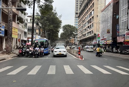 Vietnam for family - Familienreise Vietnam mit Kindern - Straße Saigon