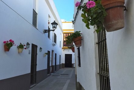 Andalusien for family - Familienreise Andalusien - Rota Gasse