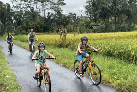 Bali for family deluxe - Familienreise Bali mit Kindern - Radtour Kinder