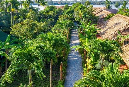 Vietnam Familienreise - Vietnam mit Kindern - Mekong Lodge - Tropische Vegetation