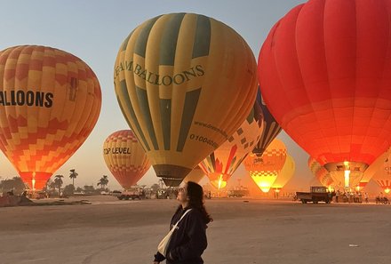 Familienreise Ägypten - Ägypten for family individuell deluxe - Heißluftballons Luxor