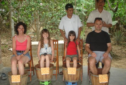 Vietnam for family Summer - Vietnam mit Kindern - Fußmassage