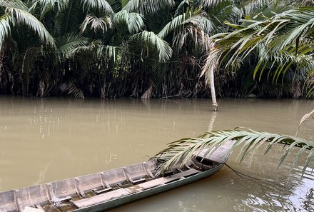 Vietnam for family - Familienreise Vietnam mit Kindern - Sampan Bootsfahrt