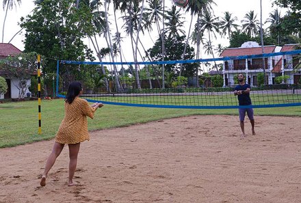 Sri Lanka mit Jugendlichen - Sri Lanka Summer Family & Teens - Dickwella - Dickwella Resort & Spa - Volleyballfeld