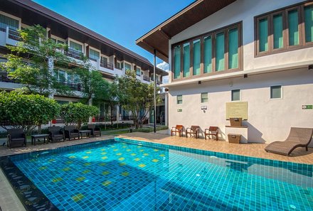 Thailand Familienreise mit Kindern - Thailand for family individuell - Le Patta Chiang Rai - Unterkunft mit Pool