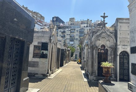 Patagonien mit Jugendlichen - Wandern mit Kindern in Argentinien und Chile - Friedhof in Buenos Aires