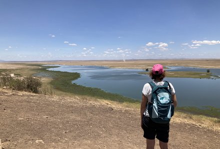 Kenia Familienreise - Kenia for family individuell - Best of Safari & Chale Island - Rebecca Pesch auf Safari im Amboseli Nationalpark