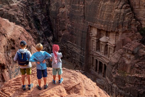 Reiseziele 2020 für Familien - Jordanien- Petra