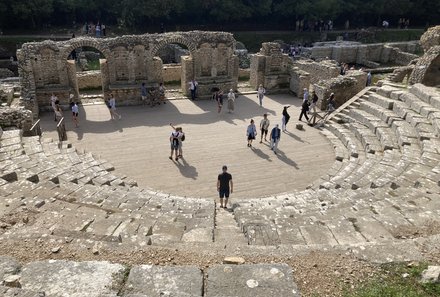 Albanien Familienreise - Albanien for family individuell - Butrint - Amphitheater