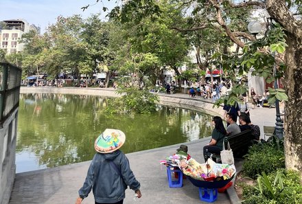 Vietnam Familienreise - Vietnam for family Summer - Hoan Kiem See Alltag