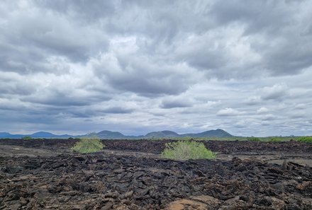 Kenia Familienreise - Kenia for family individuell deluxe - Blick auf Lavafelder