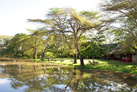 Kenia Familienreise - Kenia for family individuell - Best of Chale Island - Voyager Ziwani Camp am Wasser