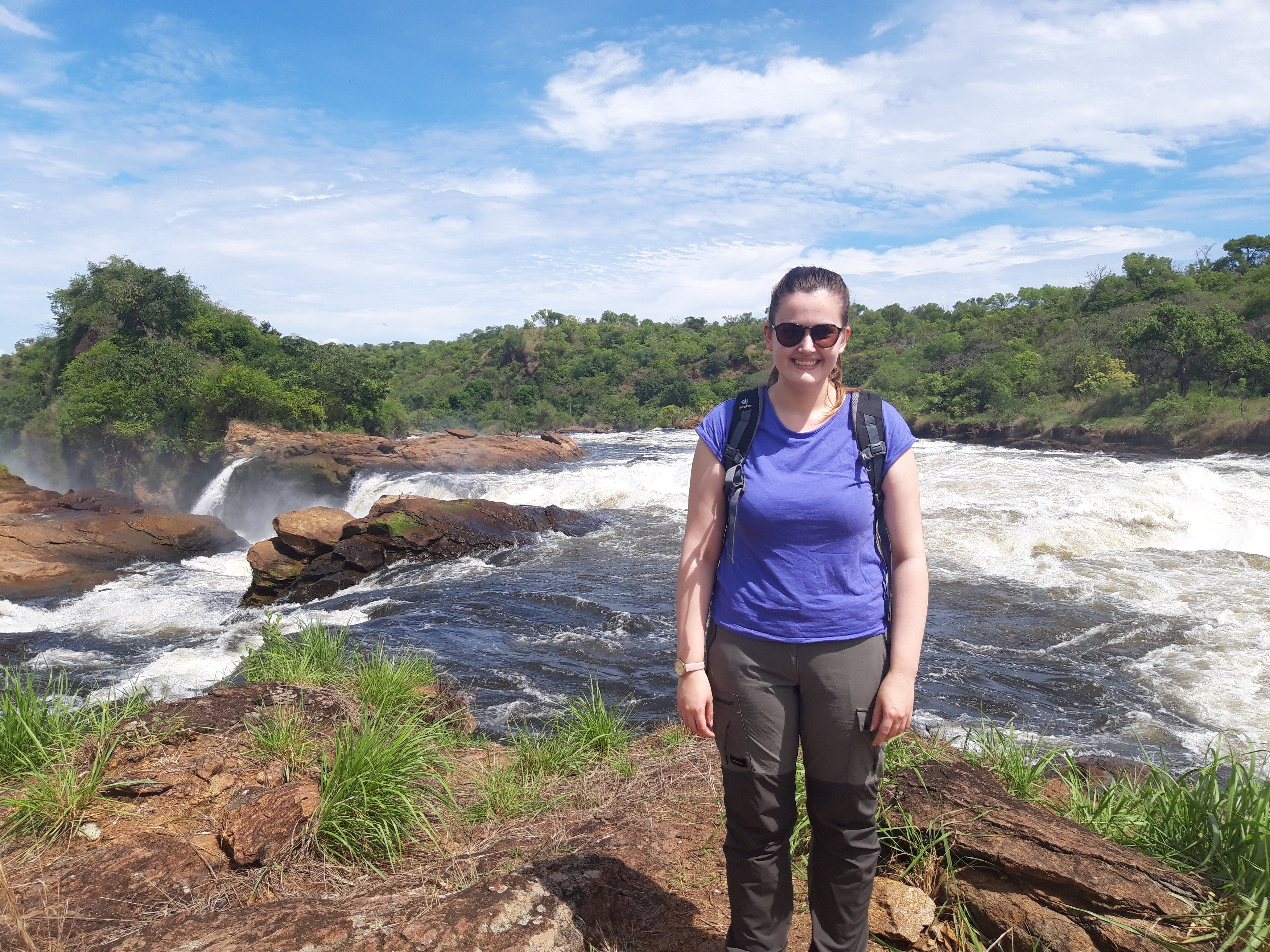 Uganda mit Kindern - Uganda Reisen mit Kindern - Murchison Falls - Top of the Falls