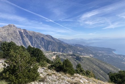 Albanien Familienreise - Albanien for family individuell - Llogara Nationalpark - Wanderwege im Park