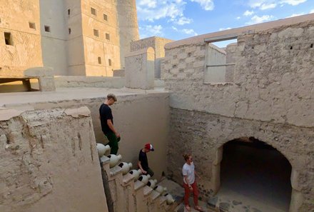 Oman Familienreise - Oman for family - Bahla Fort von innen