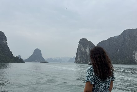 Vietnam Familienreise - Vietnam for family Summer - Halong Bucht - Blick auf Landschaft