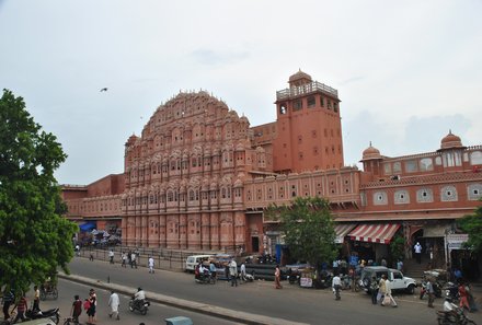 Indien for family - Indien Familienreise - Jaipur - Blick auf den Palast der Winde