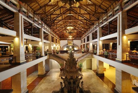 Bali for family - Verlängerung Familienreise Bali - Nusa Dua Beach Hotel - Lobby