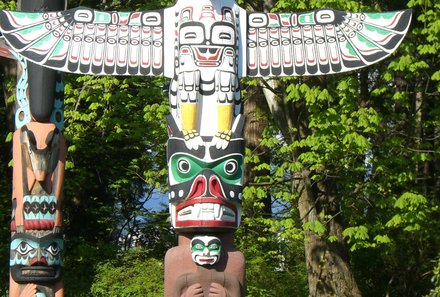 Westkanada for family - Familienurlaub Kanada - Stanley Park Totem