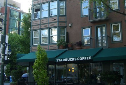 Westkanada for family - Familienurlaub Kanada - Starbucks