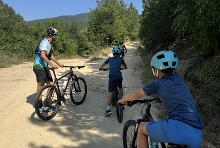 Bulgarien Familienreise - Bulgarien mit Kindern - Hotel Budapest Sofia - Mountainbike fahren