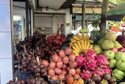 Bali mit Kindern - Bali for family - Obststand