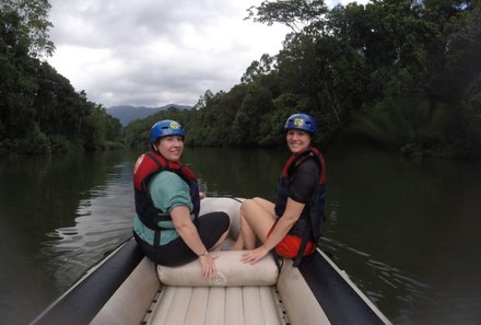 Sri Lanka mit Jugendlichen - Sri Lanka Family & Teens - Lisa Diehl und Daniela Schur beim Rafting - Kelani