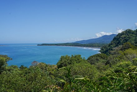 Familienurlaub Costa Rica - Costa Rica Abenteuer Regenwald und Pazifik - Uvita - Blick auf Meer